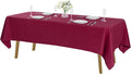 Rectangle Tablecloth 60x102 inch Washable Polyester Fabric Table Cloth by Cupuamon