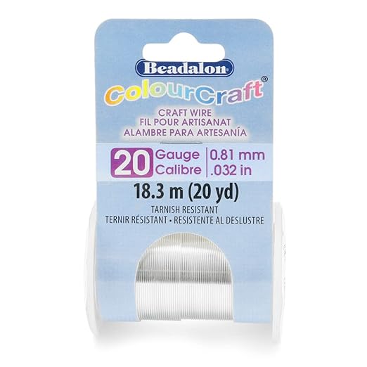 Beadalon ColourCraft Wire, 20 Gauge, 15 yd Spool by Beadalon