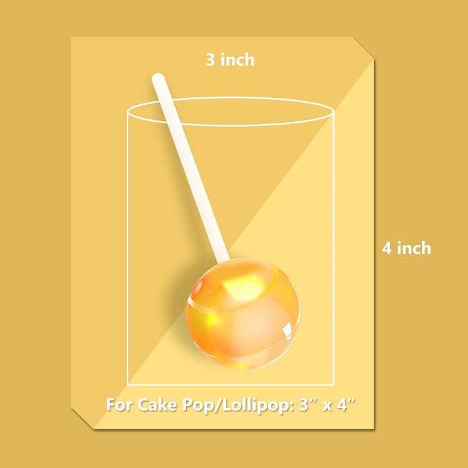 XLSFPY 100PCS Clear Cellophane Treat Bags - Image 2