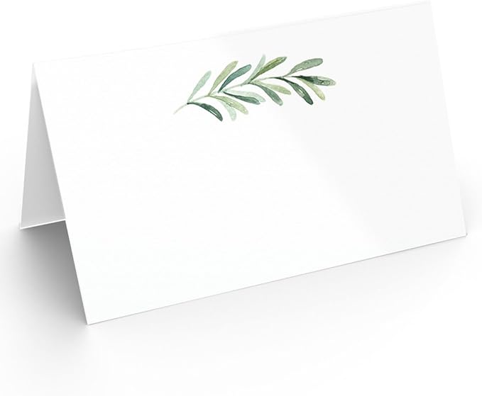 Printed Party Table Place Cards by PrintedParty