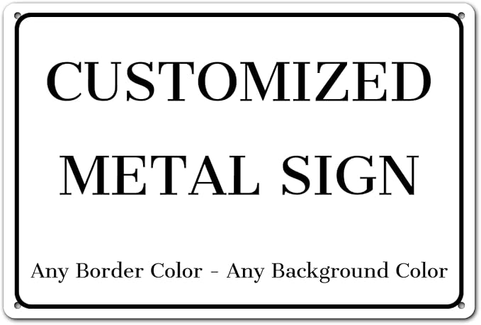 Custom Signs Outdoor Metal by XIAYUEHUA