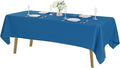 Rectangle Tablecloth 60x120 inch Washable Polyester Fabric Table Cloth by Cupuamon