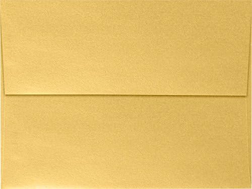 LUXPaper A7 Invitation Envelopes | Peel & Press | 5 1/4" x 7 1/4" | Gold by LUXPaper
