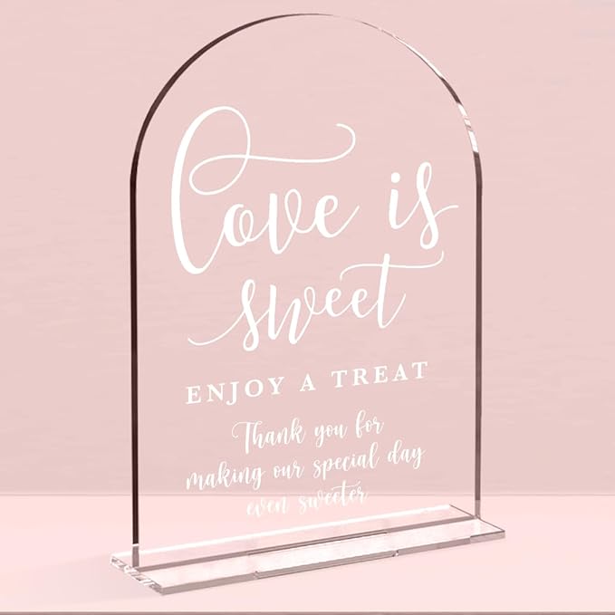 Wedding Signs, Love is Sweet Sign by NGLIV