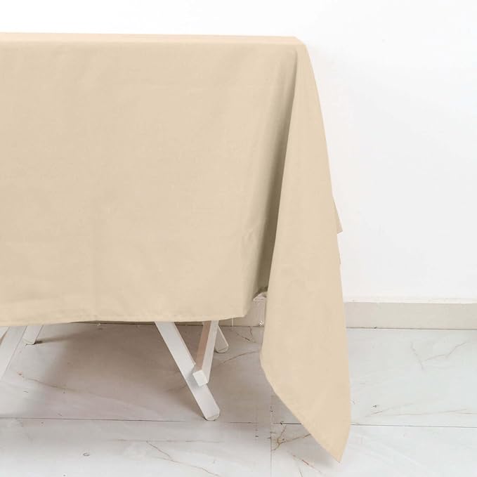 Efavormart 70" Square Linens Nude Wholesale Linens Polyester Square Linen - Image 8