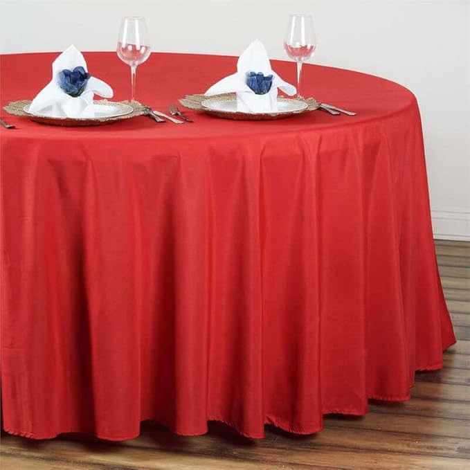 Efavormart Round Tablecloth, 108 Inch Stain & Wrinkle Resistant Washable Table by efavormart