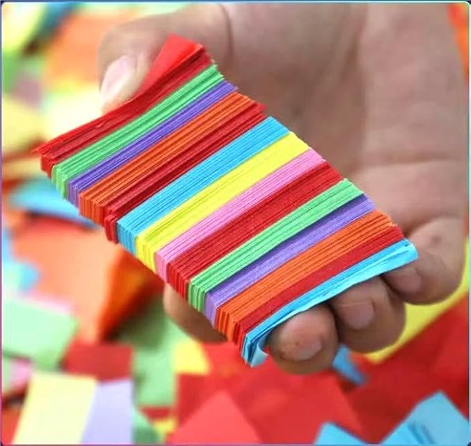 Colorful Tissue Paper 2.2 lb Rectangle Confetti Great - Image 4