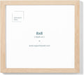 Opposite Wall - 8x8 in - Natural Solid Oak Wood Picture Frame - Lightweight by OppositeWall
