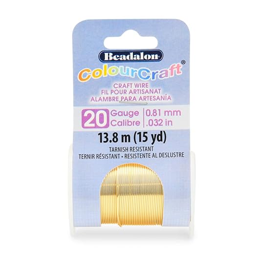Beadalon ColourCraft Wire, 20 Gauge, 15 yd Spool by Beadalon