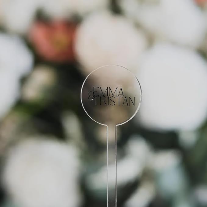 Personalized Wedding Drink Stirrers, Custom Anniversary Stir Swizzle Sticks - Image 6