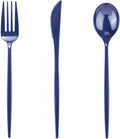 PULOTE 150PCS Blue Plastic Silverware Set by PULOTEpartywareWesupplyproductsandyouenjoylife