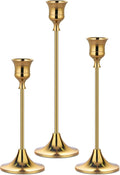 Metal Candle Holders for Candlesticks Taper Candlestick Holders Set Vintage by Unknown