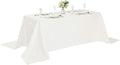 Rectangle Tablecloth 90x132 inch Washable Polyester Fabric Table Cloth by Cupuamon