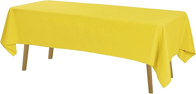 Rectangle Tablecloth 60x120 inch Washable Polyester Fabric Table Cloth - Image 2