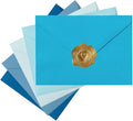 50 Pack Colored A6 Invitation Envelopes 4x6 by Toperd