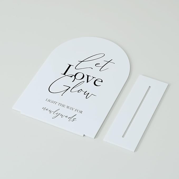 Acrylic Let Love Glow Sign - Image 3