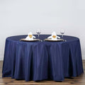 Efavormart Round Tablecloth, 120 Inch Stain & Wrinkle Resistant Washable Table by efavormart