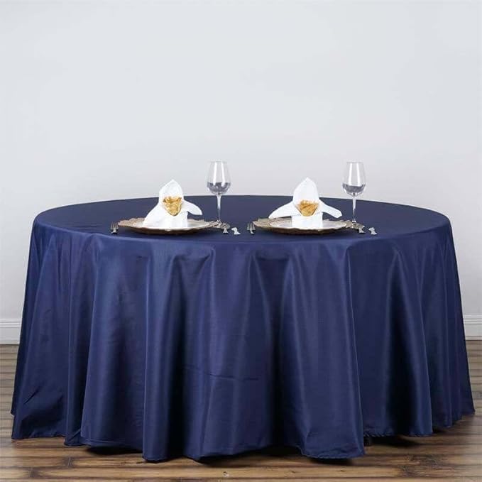 Efavormart Round Tablecloth, 120 Inch Stain & Wrinkle Resistant Washable Table by efavormart