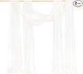 Ling's moment Wedding Arch Draping Fabric 2 Panels 32Ft x 30" Wrinkle-Free by LingsMoment