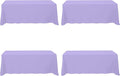 BRILLMAX 4 Pack Lavender Tablecloths by BRILLMAX