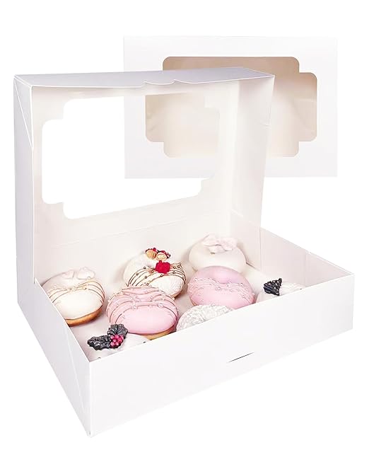 qiqee Auto-pop up White Cookie Box - Image 4