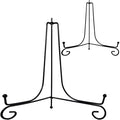 2PCS Premium Black Iron Plate Stands by HENABLE