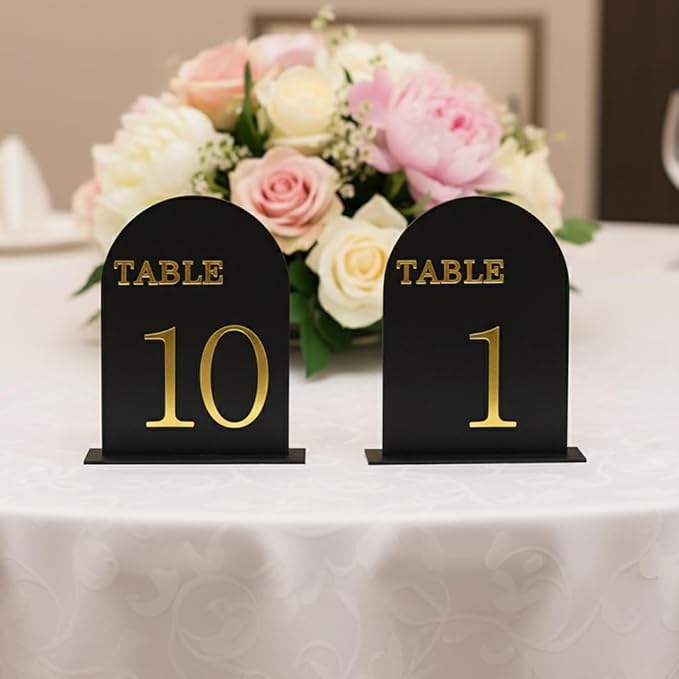 Arch Wedding Table Numbers 1-10 by CrazyAnt