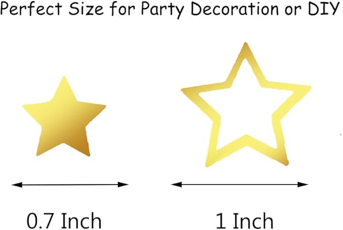 Confetti Star Metallic Foil Confetti Sprinkles - Image 3