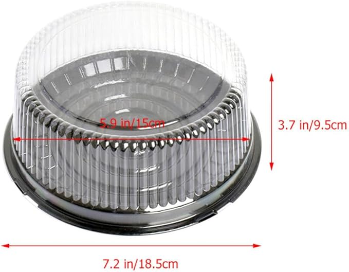 10-Pack Round Cake Stand & Dome - Image 2
