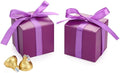 AWELL Purple Gift Candy Box Bulk 2x2x2 inches by AWELL