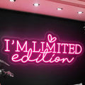 I'm Limited Edition LED Neon Sign, Custom Beauty Room Light Sign, Beauty Salon by BELISAMA