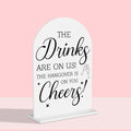 Wedding Decorations for Reception Ceremony, Wedding White Acrylic Table Sign by Unknown