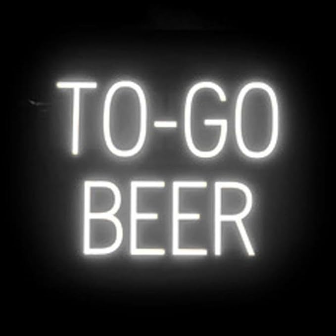 SpellBrite TO-GO BEER Sign | Beer-Related Sign by SpellBrite