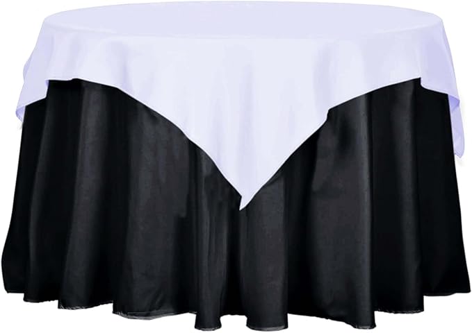 Efavormart 54x54 White Wholesale Linens Seamless Polyester Square Linen - Image 6