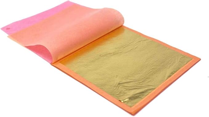 Slofoodgroup - 24 Karat Edible Gold Leaf Loose Sheets - 10 Sheets Gold Leaf Per - Image 3