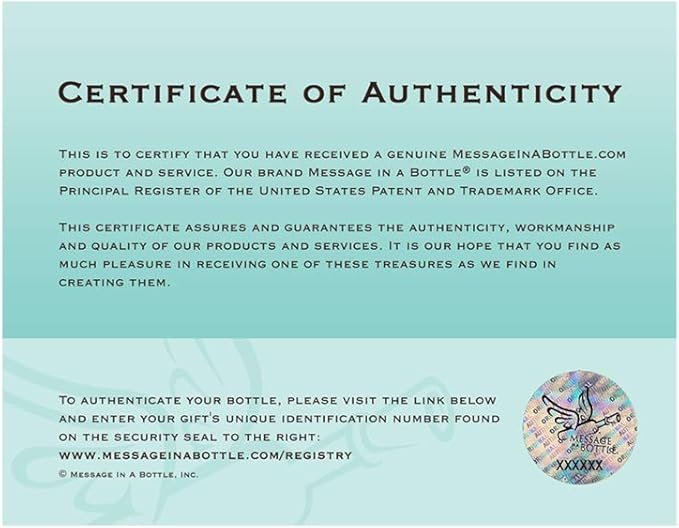 MESSAGE IN A BOTTLE ® "CONTENT Personalized Gift - Image 4