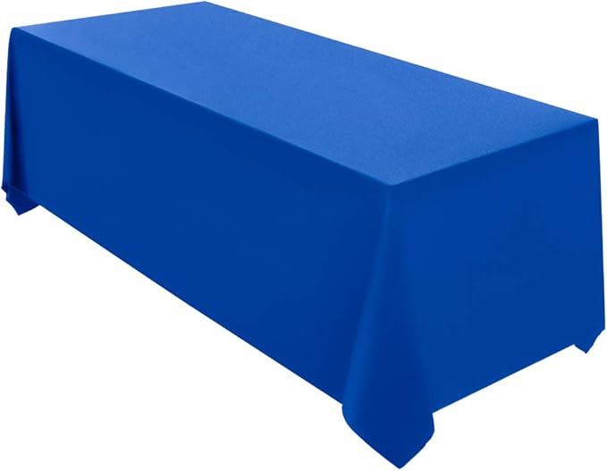 Surmente Blue Tablecloth 90 x 132-inch Rectangular Polyester Table Cloth by Surmente