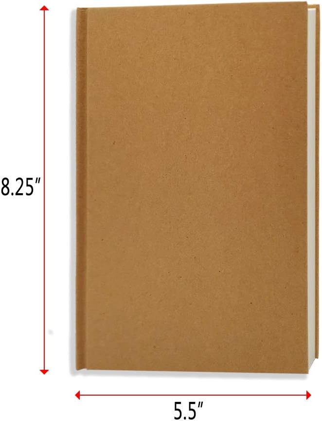 5.5x8.25 Sketch Book, 360 Sheets, Hardcover Bound Sketch Notebook, 120 Sheets - Image 3