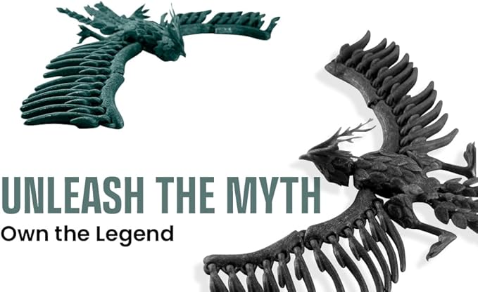 TwistedForge Articulated Forest Phoenix Figurines – 2‑Pack Mythical Creatures - Image 9