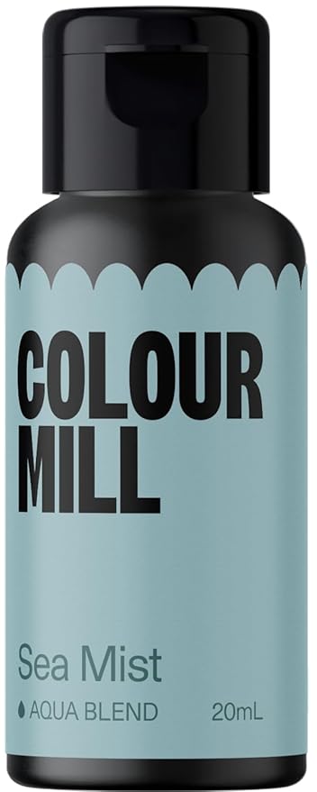 Colour Mill Aqua Blend Water-Based Food Coloring, 20 Milliliters Sea Mist by ColourMill