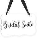 Acrylic Wedding Sign, Ring Bearer Sign, Bridal Suite Decorations, by Unknown
