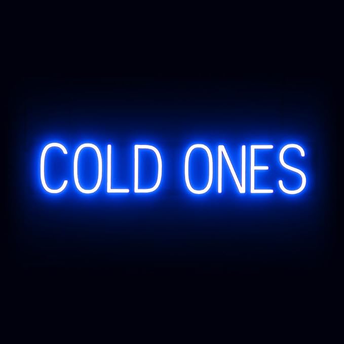 SpellBrite COLD ONES Sign | Beer-Related Sign by SpellBrite