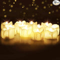 Homemory 12Pcs Timer Tea Lights, Flameless Flickering Auto Tea Lights Battery by Homemory