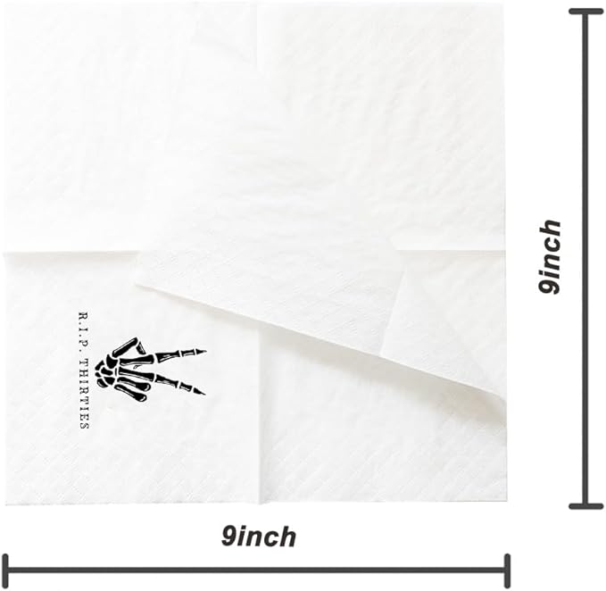 SharkBliss RIP Thirties Cocktail Napkins - Image 3