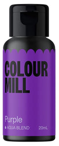 Colour Mill Aqua Blend Water-Based Food Coloring, 20 Milliliters Purple by ColourMill