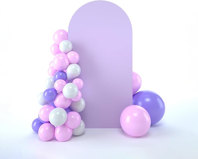 bricia Wedding Arch Backdrop Stand Cover, 5FT Double Sided Stretchy Arch Cover by bricia