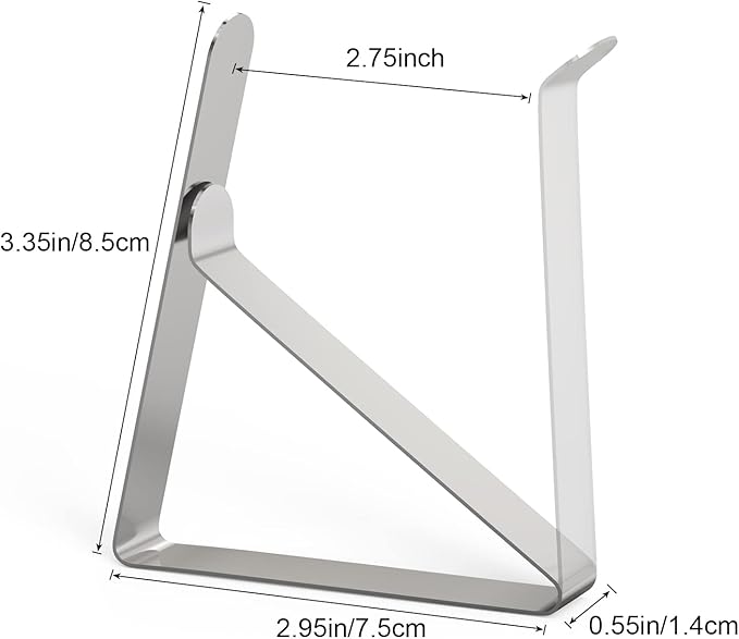 TriPole Tablecloth Clips 16 Pack Large Picnic Table Cover Clips Stainless Steel - Image 4