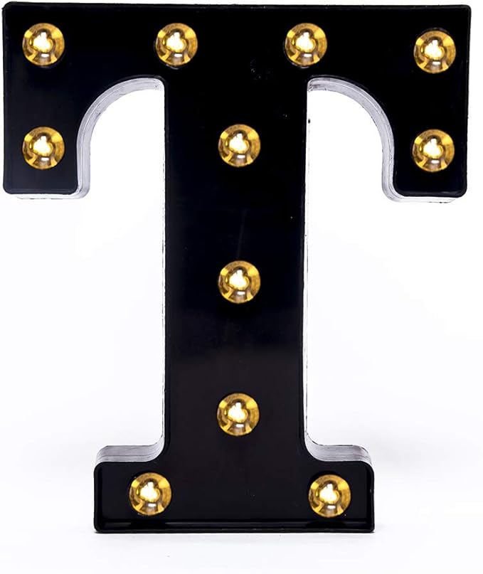 Foaky Black LED Marquee Number Lights Sign Light Up Marquee Number Lights Sign by Foaky