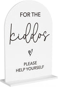 For The Kiddos Wedding Sign Please Help Yourself Sign by Unknown