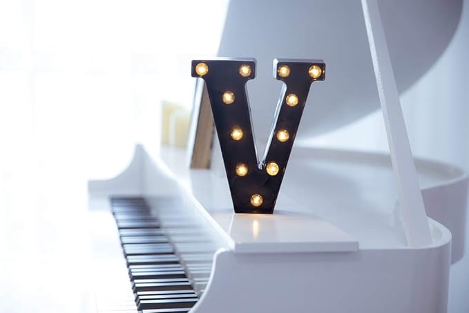 Foaky Black LED Marquee Number Lights Sign Light Up Marquee Number Lights Sign - Image 2